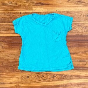 Kids Ragdoll & Rockets V Neck Pocket Tee Size 4